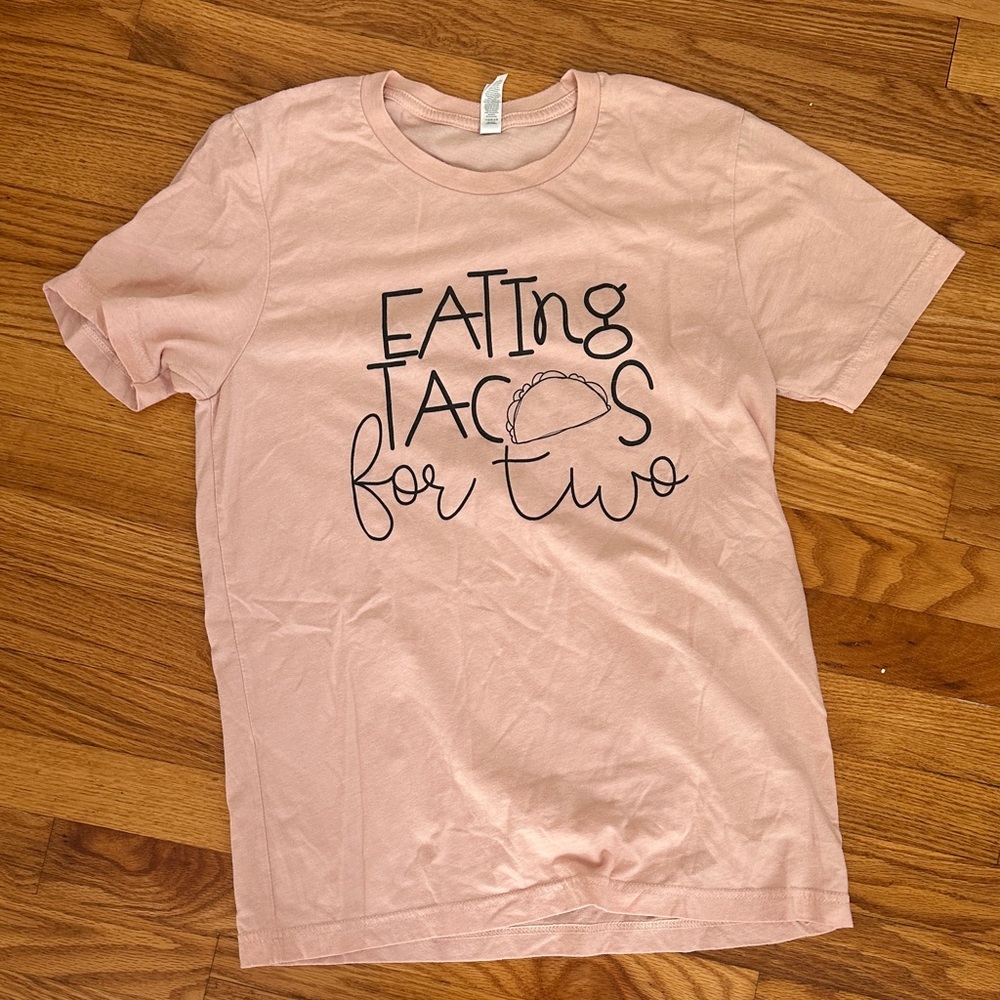Maternity Graphic Tee - Eating Tacos for Two! 🌮👶🏼